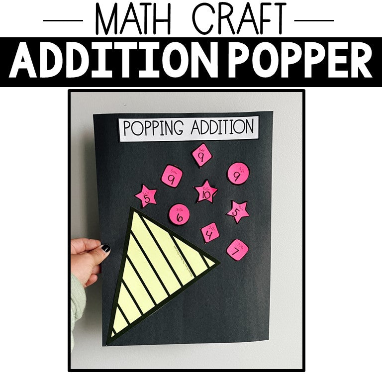 Addition Craft Party Popper