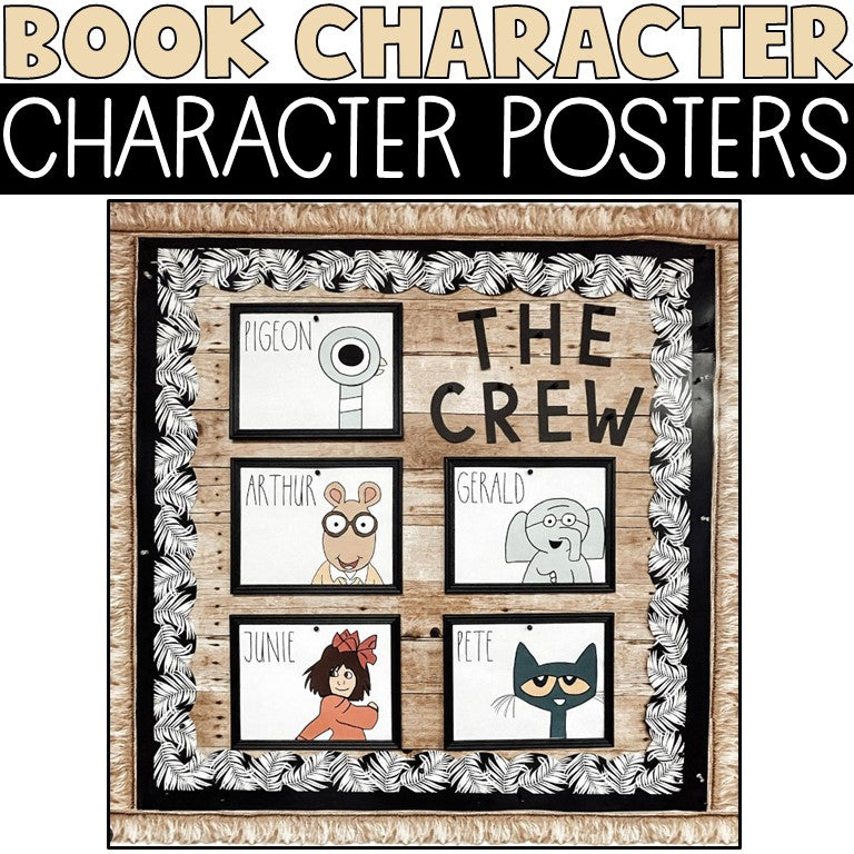 Book Character Posters