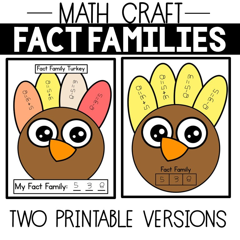 Fact Family Turkey
