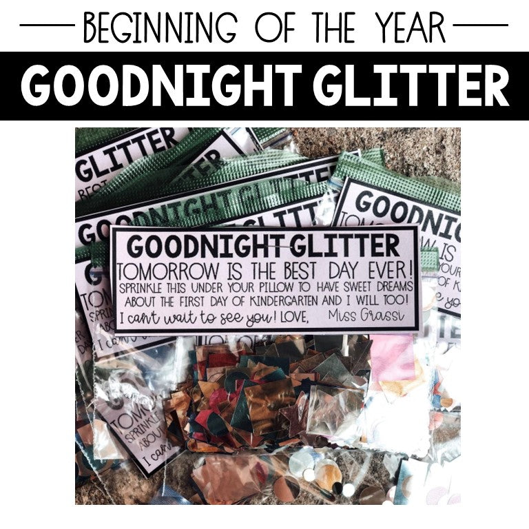 Goodnight Glitter Editable