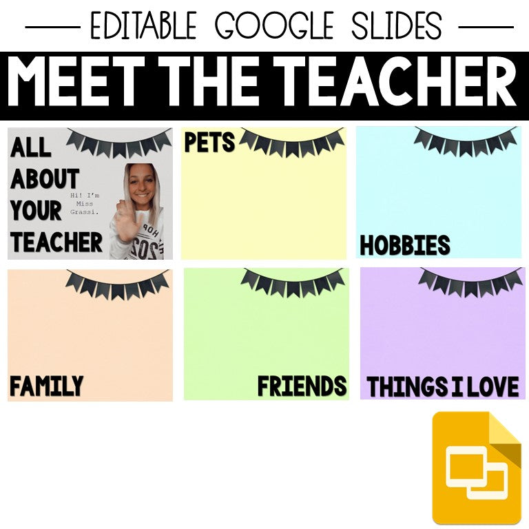 About Me Teacher Google Slides