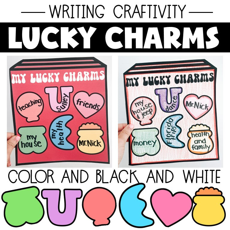 Lucky Charms Writing Craft