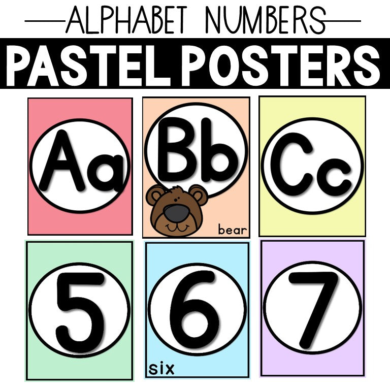 Alphabet: Pastel