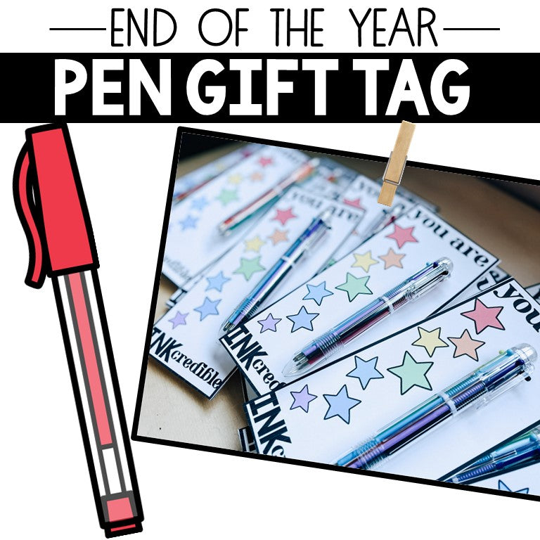 Pen Gift Tag