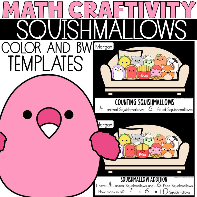 Squishmallow Math Craft