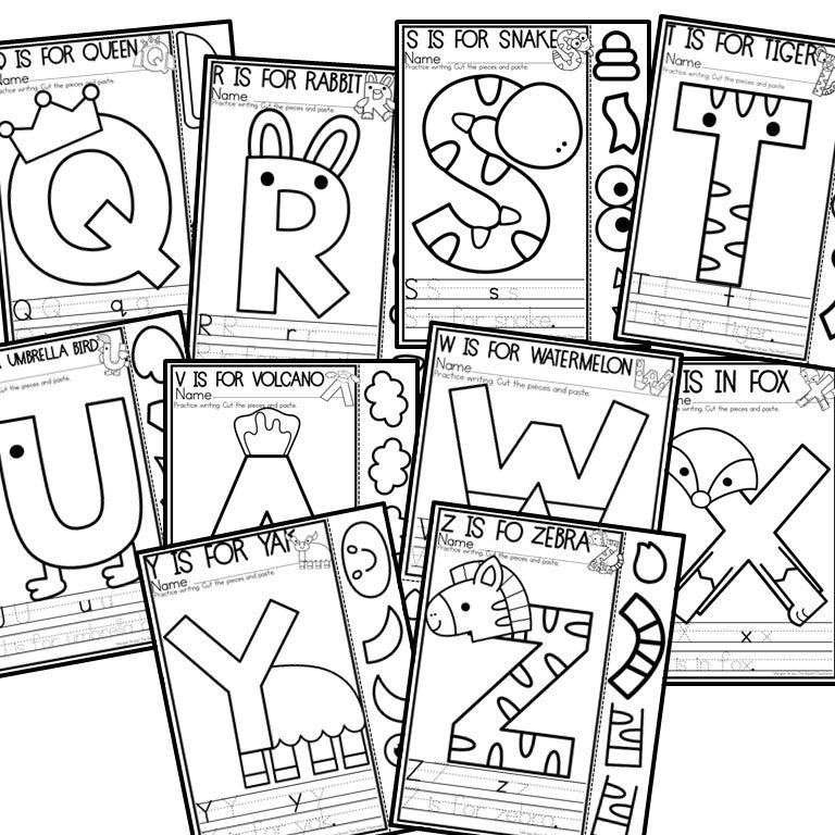 Build the Alphabet | Letters