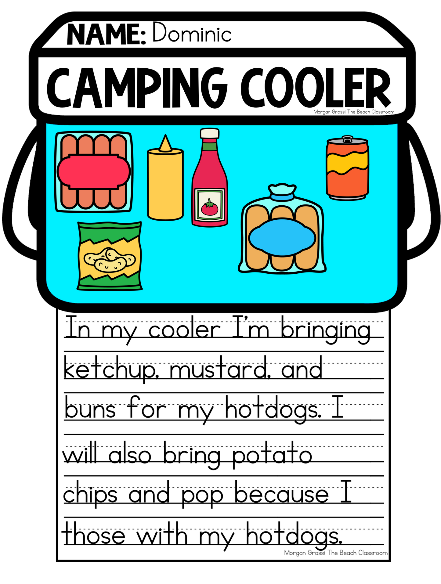 Camping: Cooler Writing Craft