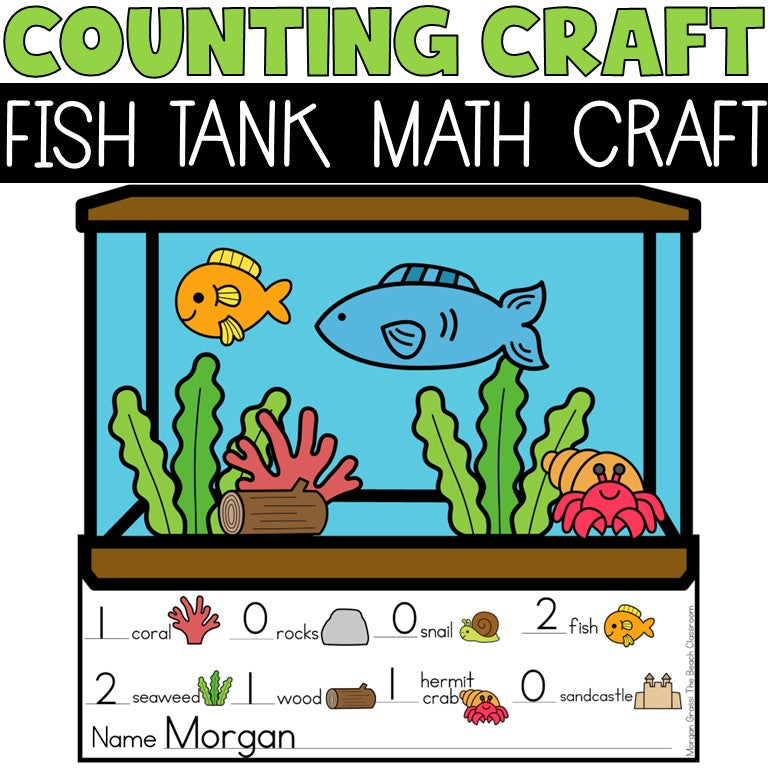 Counting Craft Fish Tank