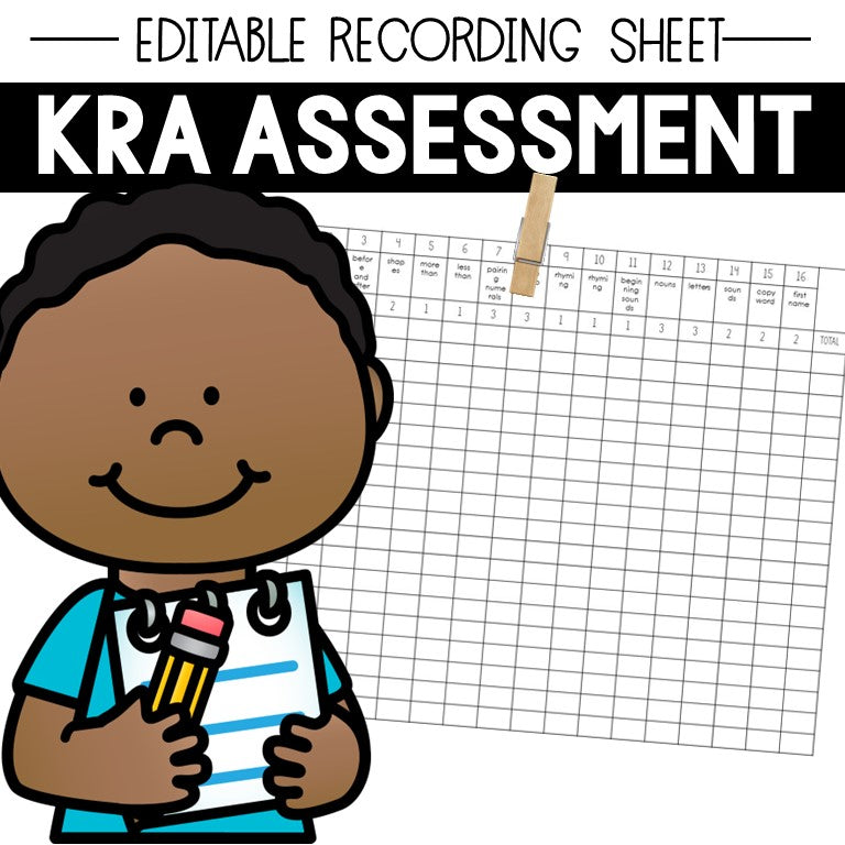 KRA Recording Sheet Editable