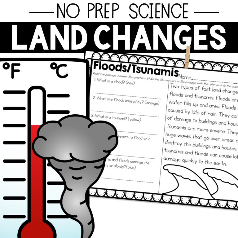 No Prep: Fast and Slow Land Changes