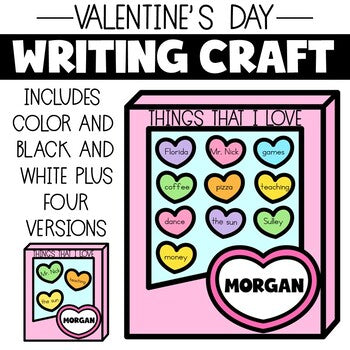 Candy Hearts Writing