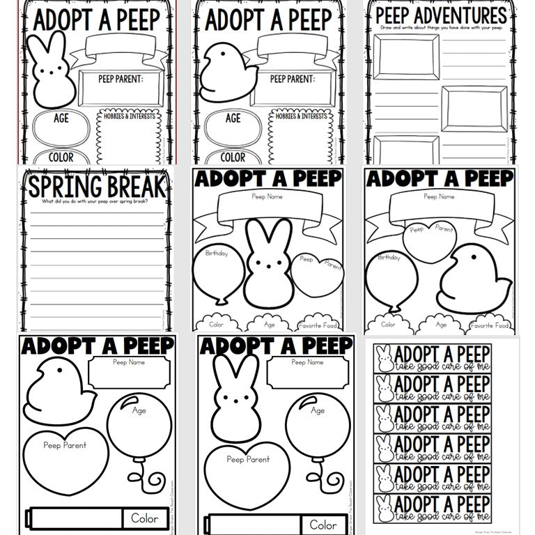 Peeps: Pet Peep Activity