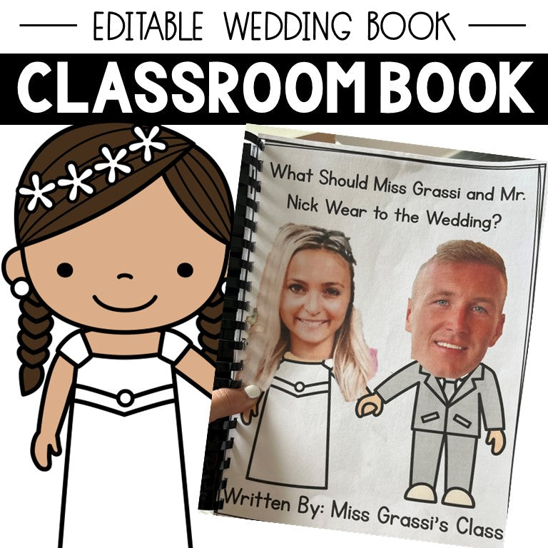 Wedding Editable Class Book