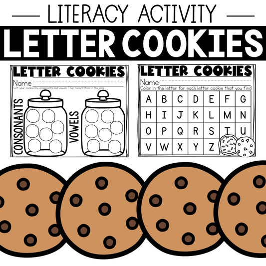 Letter Cookie Recording Sheet