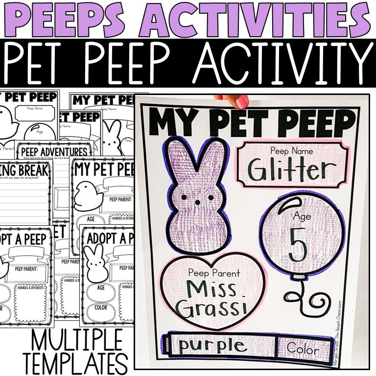 Peeps: Pet Peep Activity
