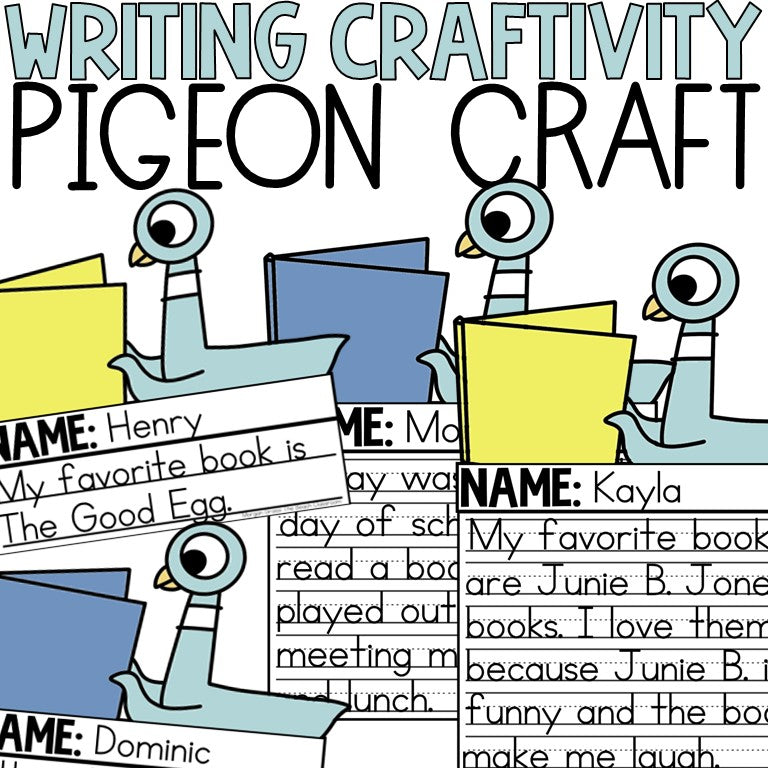 Pigeon Writing Craftivity