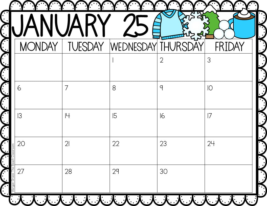 Editable Calendars 2025 2026