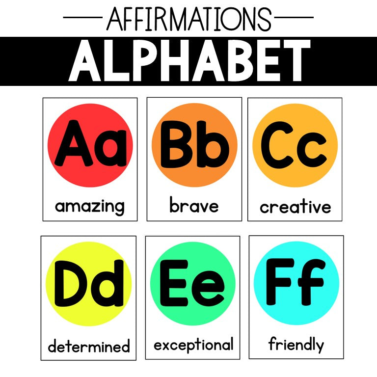 Affirmation Alphabet