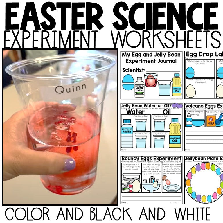 Easter Egg and Jellybean Science Experiments – The Beach Classroom