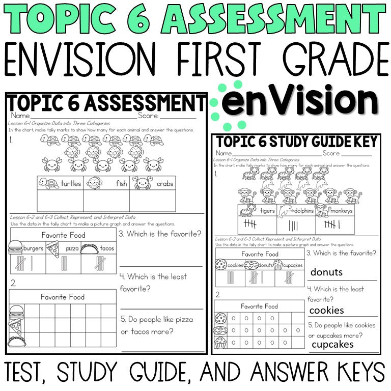 Envision 1st Grade Tests | Assessments