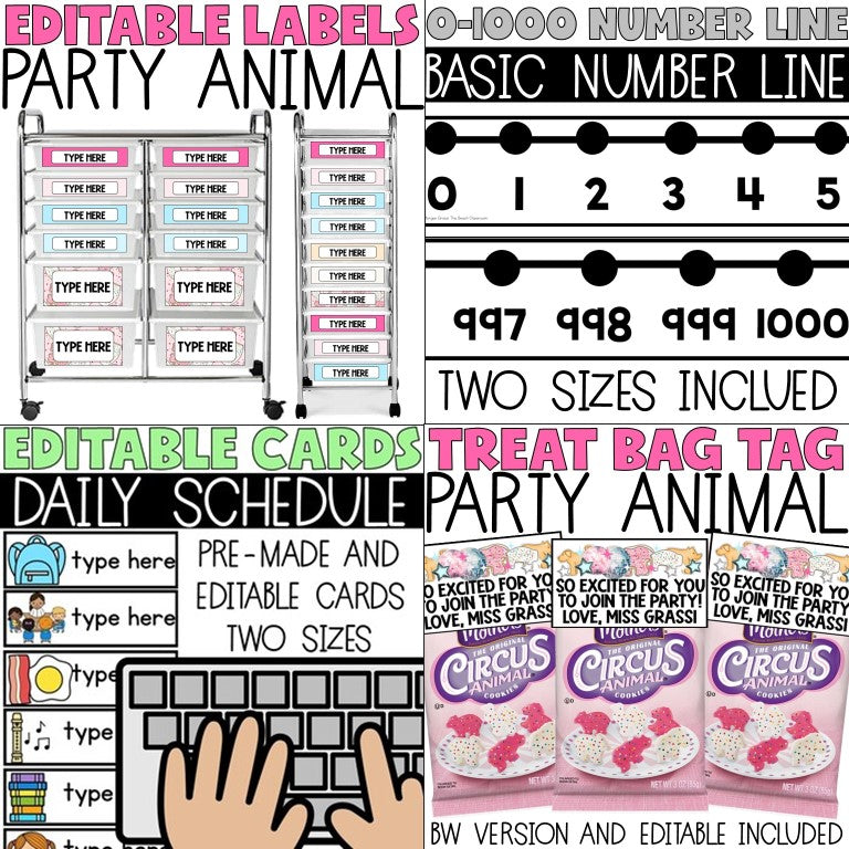 Party Animal Classroom Decor
