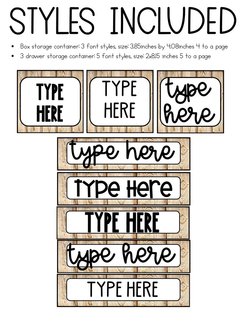 Labels: Wood Decor