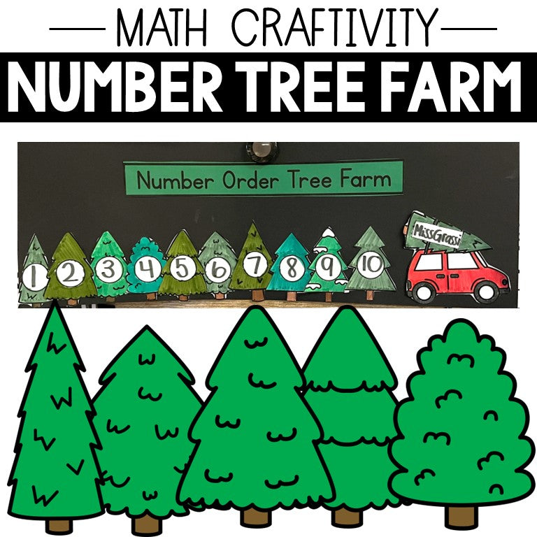 Number Order Tree Farm – The Beach Classroom